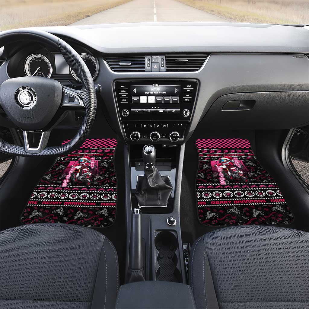 Braap Live A Girl Car Mats Christmas Merry Braapmas - Wonder Print Shop