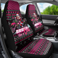 Braap Live A Girl Car Seat Cover Christmas Merry Braapmas - Wonder Print Shop