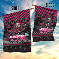 Braap Live A Girl Garden Flag Christmas Merry Braapmas - Wonder Print Shop