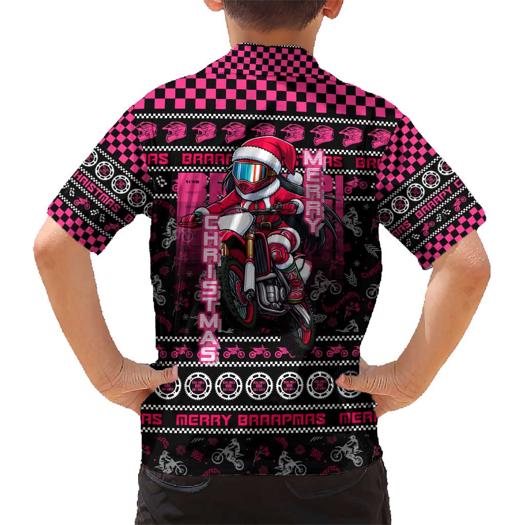 Braap Live A Girl Hawaiian Shirt Christmas Merry Braapmas - Wonder Print Shop