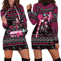 Braap Live A Girl Hoodie Dress Christmas Merry Braapmas - Wonder Print Shop