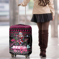 Braap Live A Girl Luggage Cover Christmas Merry Braapmas - Wonder Print Shop