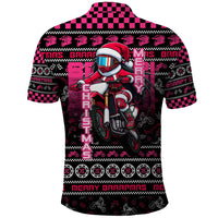 Braap Live A Girl Polo Shirt Christmas Merry Braapmas - Wonder Print Shop