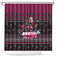 Braap Live A Girl Shower Curtain Christmas Merry Braapmas