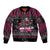 Braap Live A Girl Sleeve Zip Bomber Jacket Christmas Merry Braapmas - Wonder Print Shop