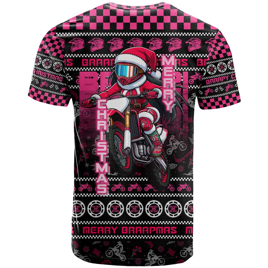 Braap Live A Girl T Shirt Christmas Merry Braapmas - Wonder Print Shop