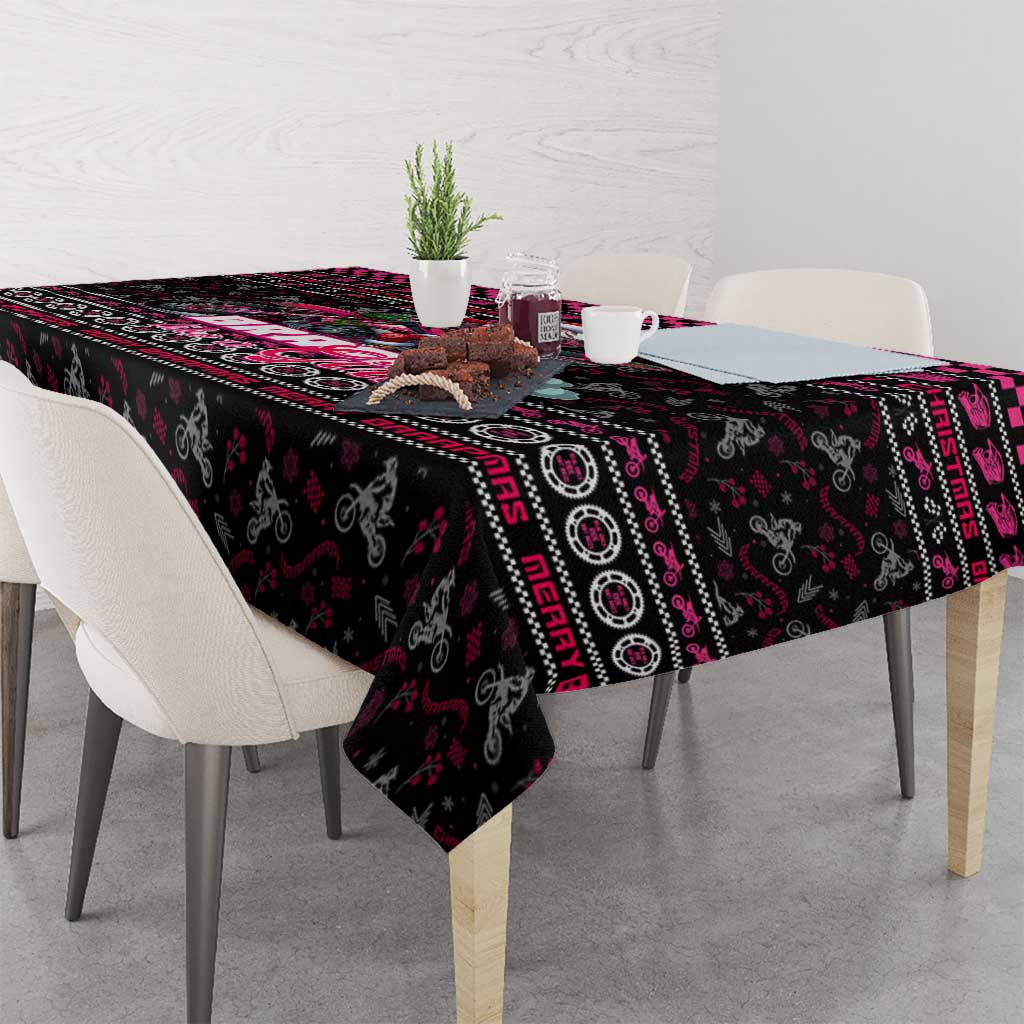Braap Live A Girl Tablecloth Christmas Merry Braapmas - Wonder Print Shop