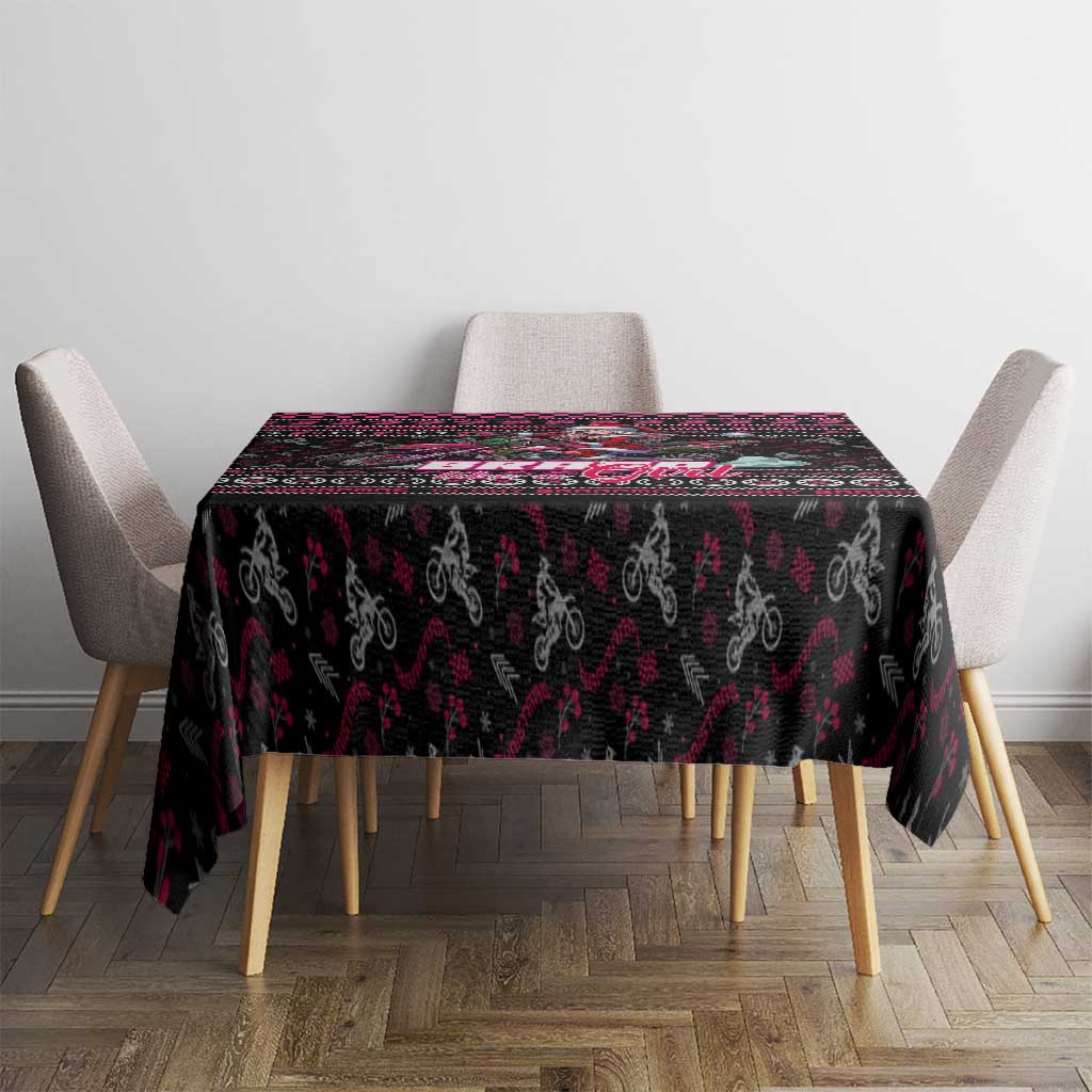 Braap Live A Girl Tablecloth Christmas Merry Braapmas - Wonder Print Shop