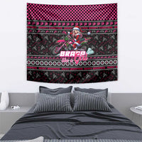 Braap Live A Girl Tapestry Christmas Merry Braapmas - Wonder Print Shop