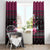 Braap Live A Girl Window Curtain Christmas Merry Braapmas - Wonder Print Shop