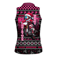 Braap Live A Girl Women Sleeveless Polo Shirt Christmas Merry Braapmas - Wonder Print Shop