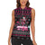 Braap Live A Girl Women Sleeveless Polo Shirt Christmas Merry Braapmas - Wonder Print Shop