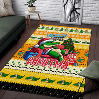 Crocodile Mezzy Christmas Area Rug Funny Style - Wonder Print Shop