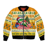 Crocodile Mezzy Christmas Bomber Jacket Funny Style - Wonder Print Shop