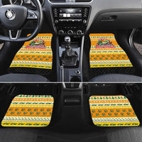 Crocodile Mezzy Christmas Car Mats Funny Style - Wonder Print Shop