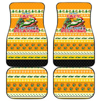 Crocodile Mezzy Christmas Car Mats Funny Style - Wonder Print Shop