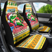 Crocodile Mezzy Christmas Car Seat Cover Funny Style - Wonder Print Shop