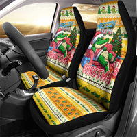 Crocodile Mezzy Christmas Car Seat Cover Funny Style - Wonder Print Shop