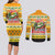 Crocodile Mezzy Christmas Couples Matching Long Sleeve Bodycon Dress and Long Sleeve Button Shirt Funny Style - Wonder Print Shop