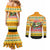 Crocodile Mezzy Christmas Couples Matching Mermaid Dress and Long Sleeve Button Shirt Funny Style