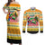 Crocodile Mezzy Christmas Couples Matching Off Shoulder Maxi Dress and Long Sleeve Button Shirt Funny Style - Wonder Print Shop
