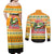 Crocodile Mezzy Christmas Couples Matching Off Shoulder Maxi Dress and Long Sleeve Button Shirt Funny Style - Wonder Print Shop