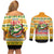 Crocodile Mezzy Christmas Couples Matching Off Shoulder Short Dress and Long Sleeve Button Shirt Funny Style - Wonder Print Shop
