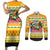 Crocodile Mezzy Christmas Couples Matching Short Sleeve Bodycon Dress and Long Sleeve Button Shirt Funny Style - Wonder Print Shop