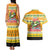 Crocodile Mezzy Christmas Couples Matching Tank Maxi Dress and Hawaiian Shirt Funny Style - Wonder Print Shop