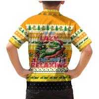 Crocodile Mezzy Christmas Family Matching Mermaid Dress and Hawaiian Shirt Funny Style - Wonder Print Shop
