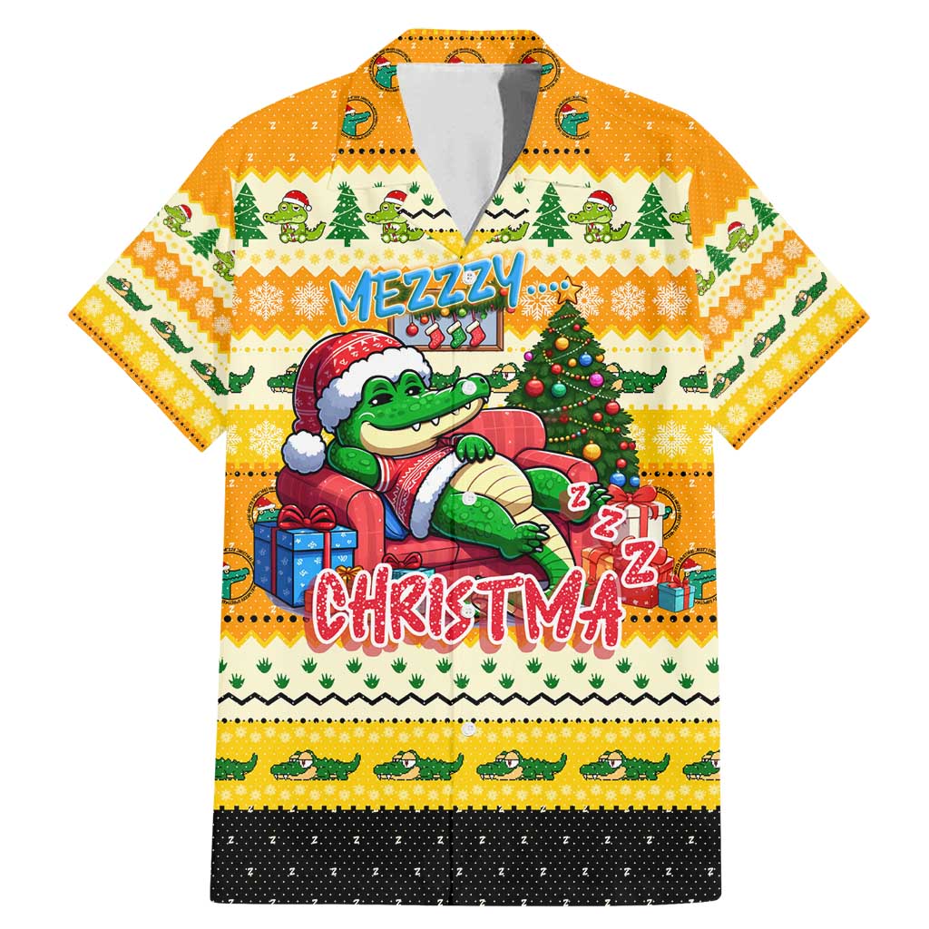 Crocodile Mezzy Christmas Family Matching Mermaid Dress and Hawaiian Shirt Funny Style - Wonder Print Shop