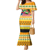 Crocodile Mezzy Christmas Family Matching Mermaid Dress and Hawaiian Shirt Funny Style - Wonder Print Shop