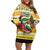Crocodile Mezzy Christmas Family Matching Off Shoulder Short Dress and Hawaiian Shirt Funny Style - Wonder Print Shop