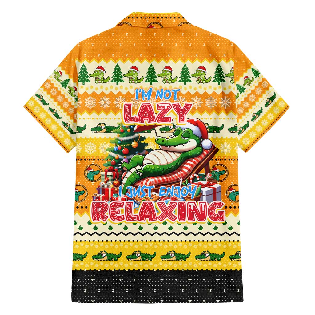 Crocodile Mezzy Christmas Family Matching Tank Maxi Dress and Hawaiian Shirt Funny Style - Wonder Print Shop