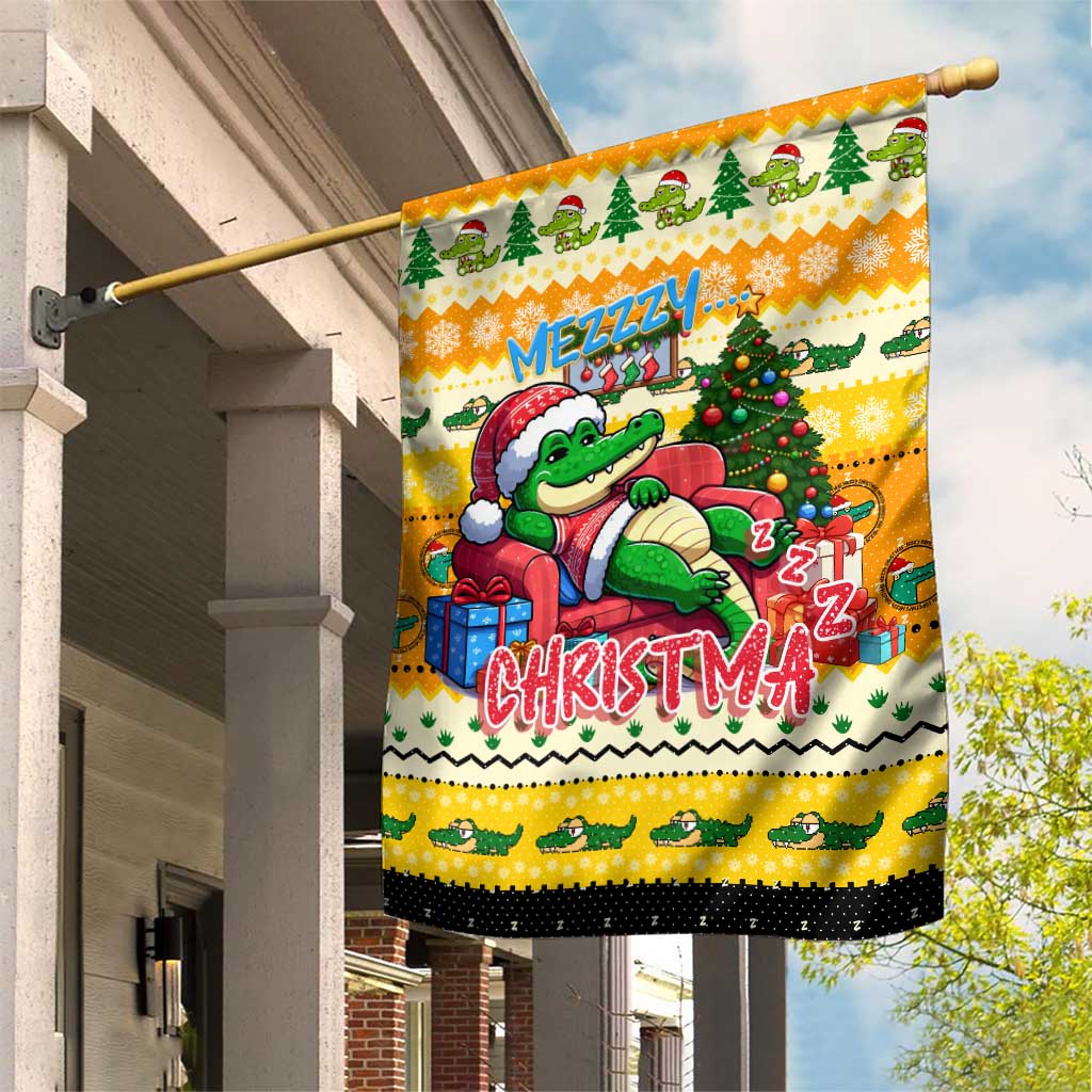 Crocodile Mezzy Christmas Garden Flag Funny Style - Wonder Print Shop