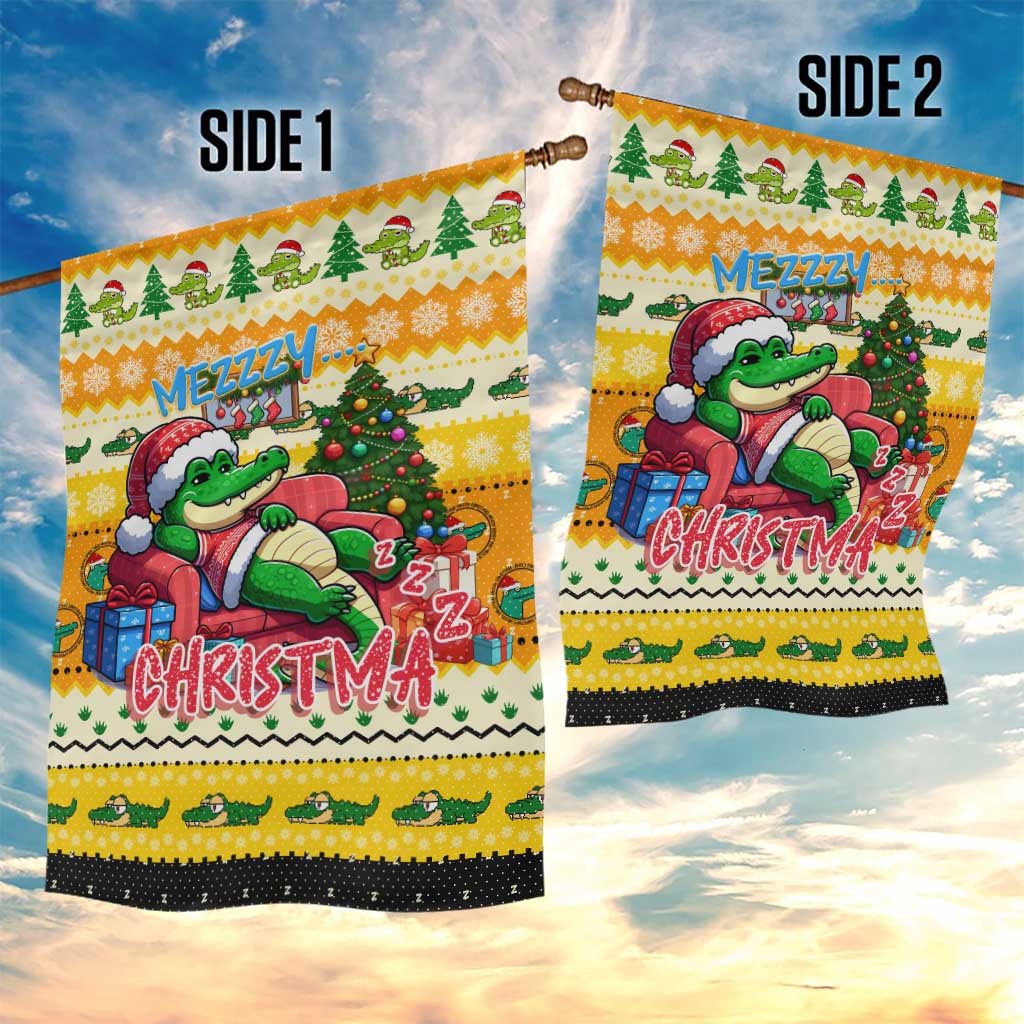Crocodile Mezzy Christmas Garden Flag Funny Style - Wonder Print Shop