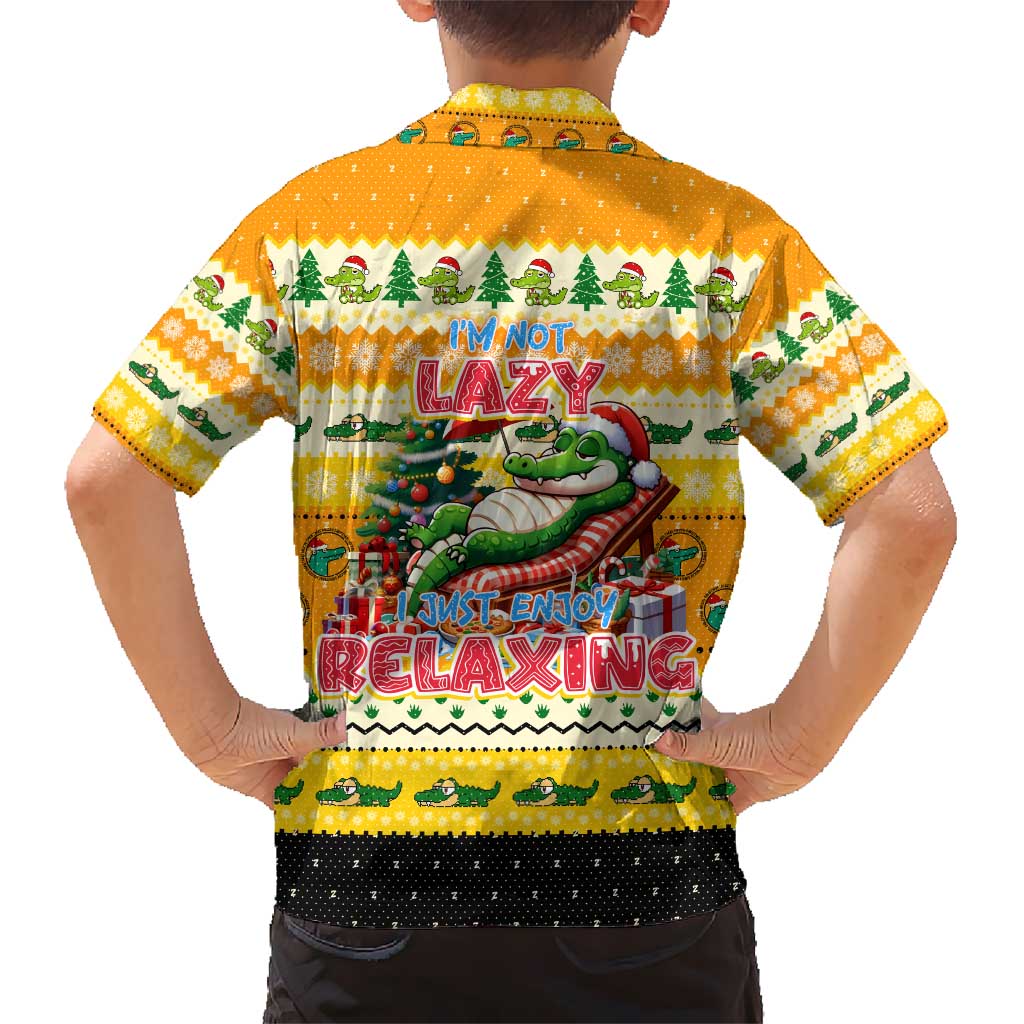 Crocodile Mezzy Christmas Hawaiian Shirt Funny Style - Wonder Print Shop