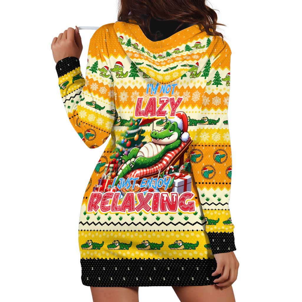Crocodile Mezzy Christmas Hoodie Dress Funny Style - Wonder Print Shop