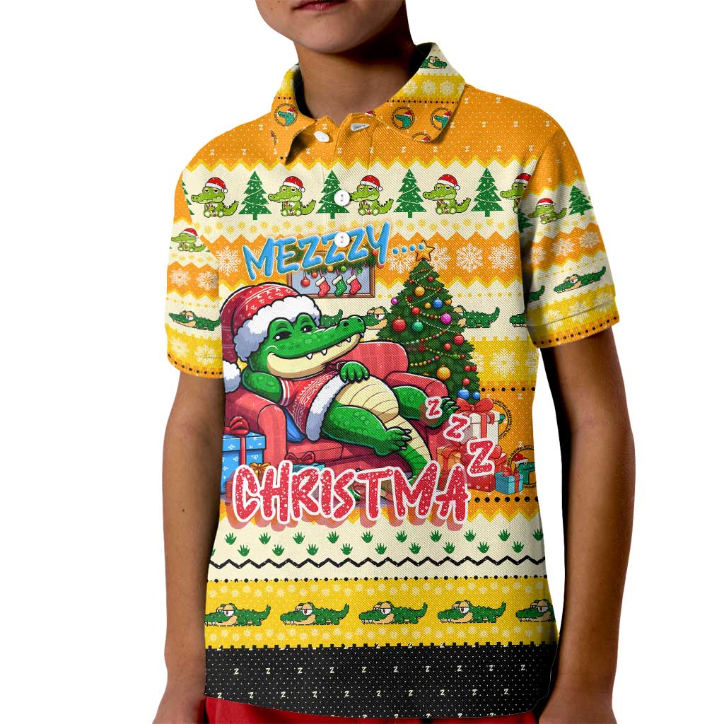 Crocodile Mezzy Christmas Kid Polo Shirt Funny Style - Wonder Print Shop