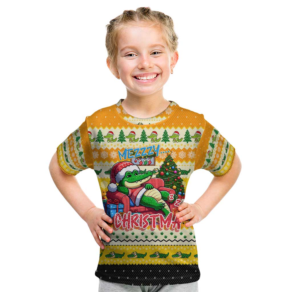 Crocodile Mezzy Christmas Kid T Shirt Funny Style - Wonder Print Shop
