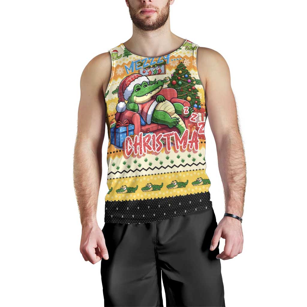 Crocodile Mezzy Christmas Men Tank Top Funny Style - Wonder Print Shop