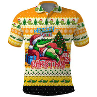 Crocodile Mezzy Christmas Polo Shirt Funny Style - Wonder Print Shop