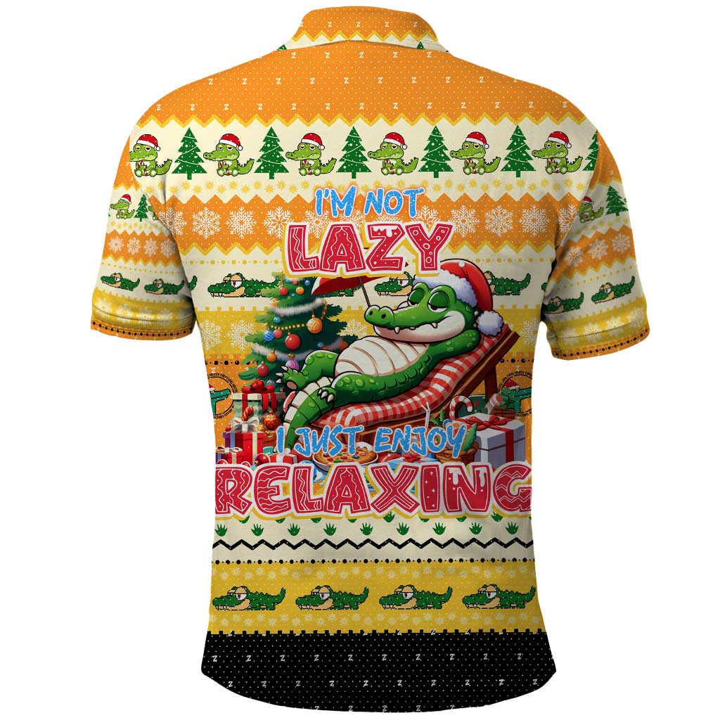 Crocodile Mezzy Christmas Polo Shirt Funny Style - Wonder Print Shop