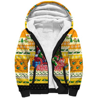 Crocodile Mezzy Christmas Sherpa Hoodie Funny Style - Wonder Print Shop