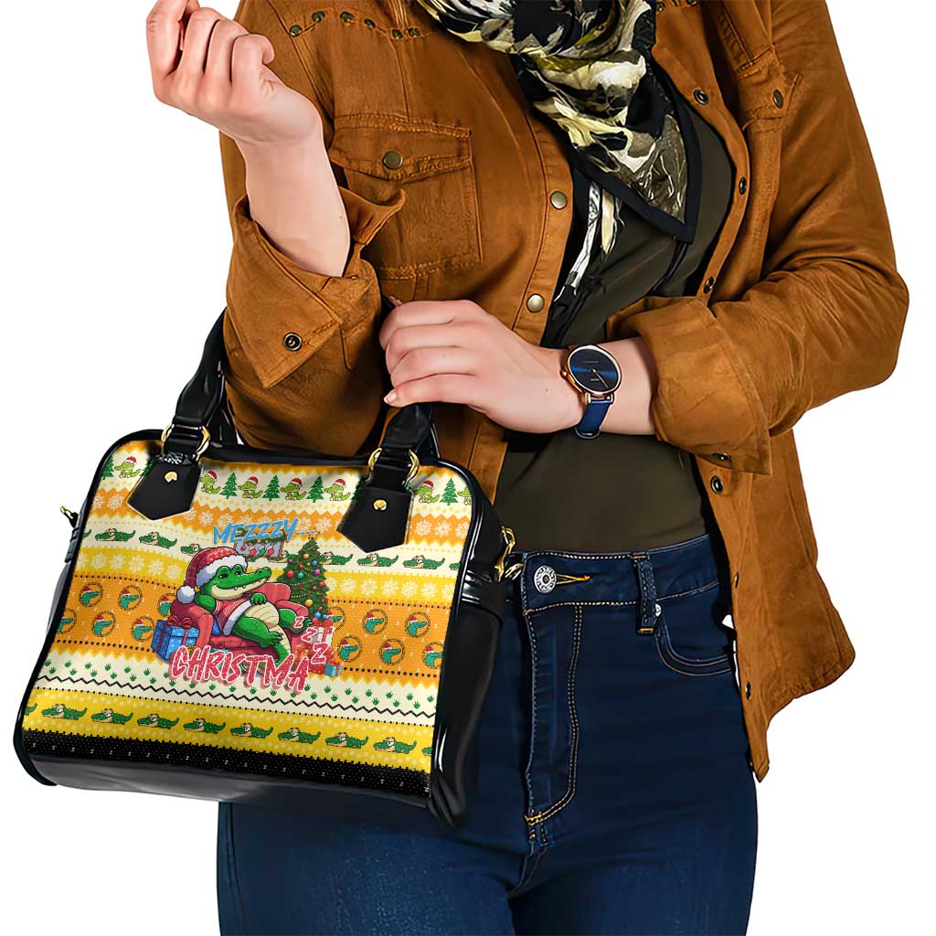Crocodile Mezzy Christmas Shoulder Handbag Funny Style