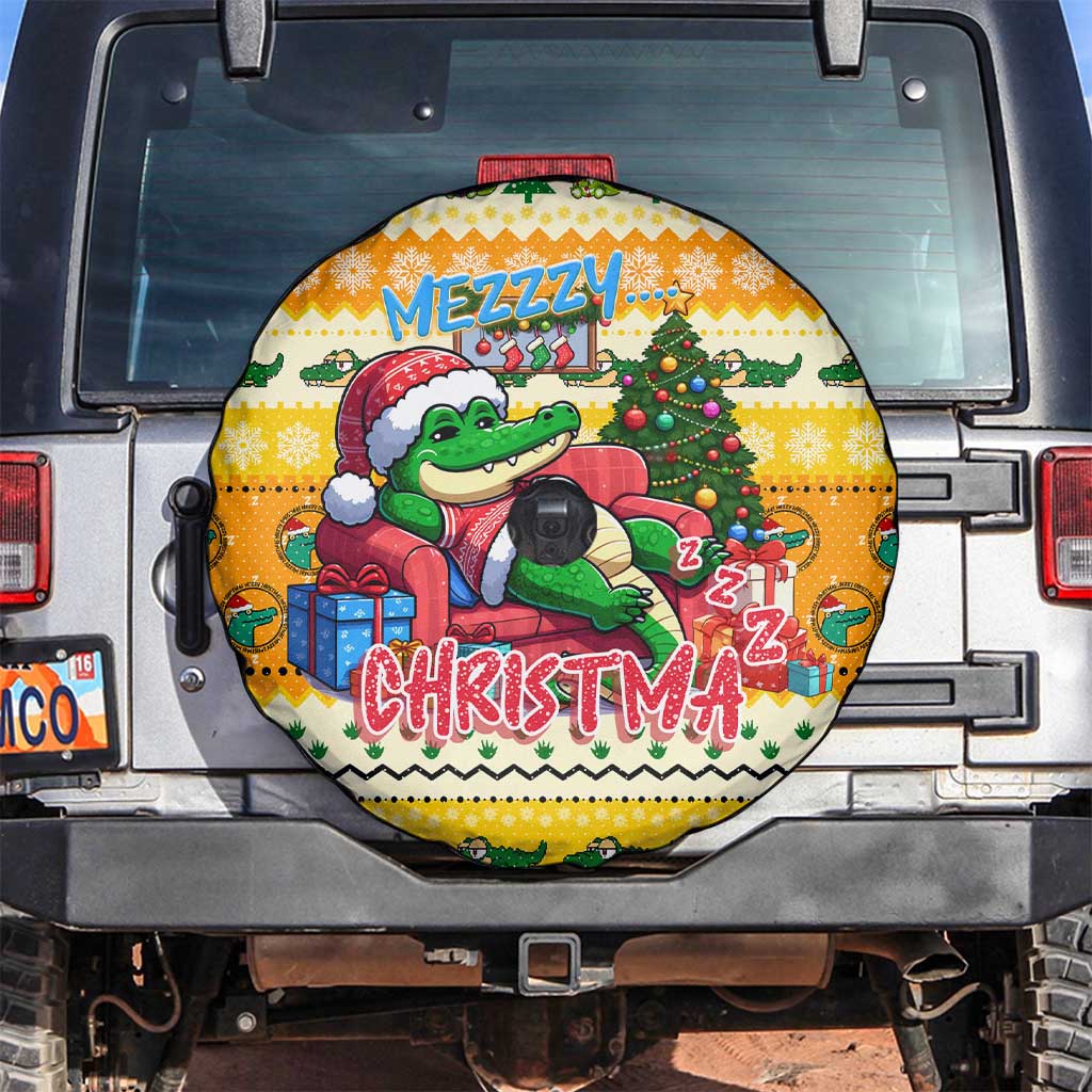 Crocodile Mezzy Christmas Spare Tire Cover Funny Style - Wonder Print Shop
