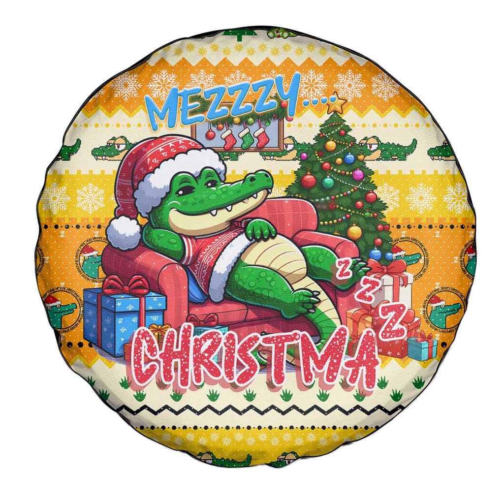 Crocodile Mezzy Christmas Spare Tire Cover Funny Style - Wonder Print Shop