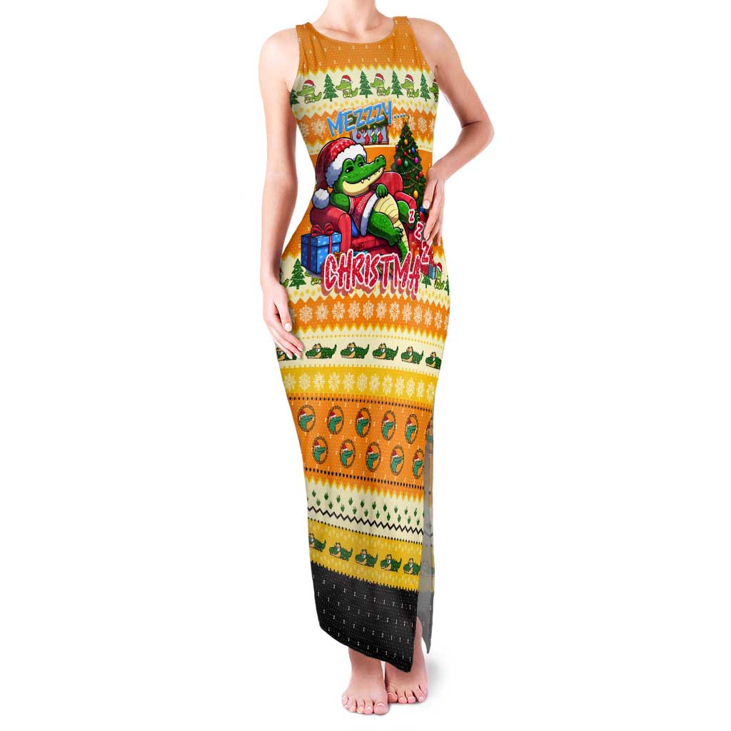 Crocodile Mezzy Christmas Tank Maxi Dress Funny Style - Wonder Print Shop