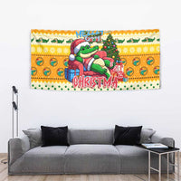 Crocodile Mezzy Christmas Tapestry Funny Style - Wonder Print Shop