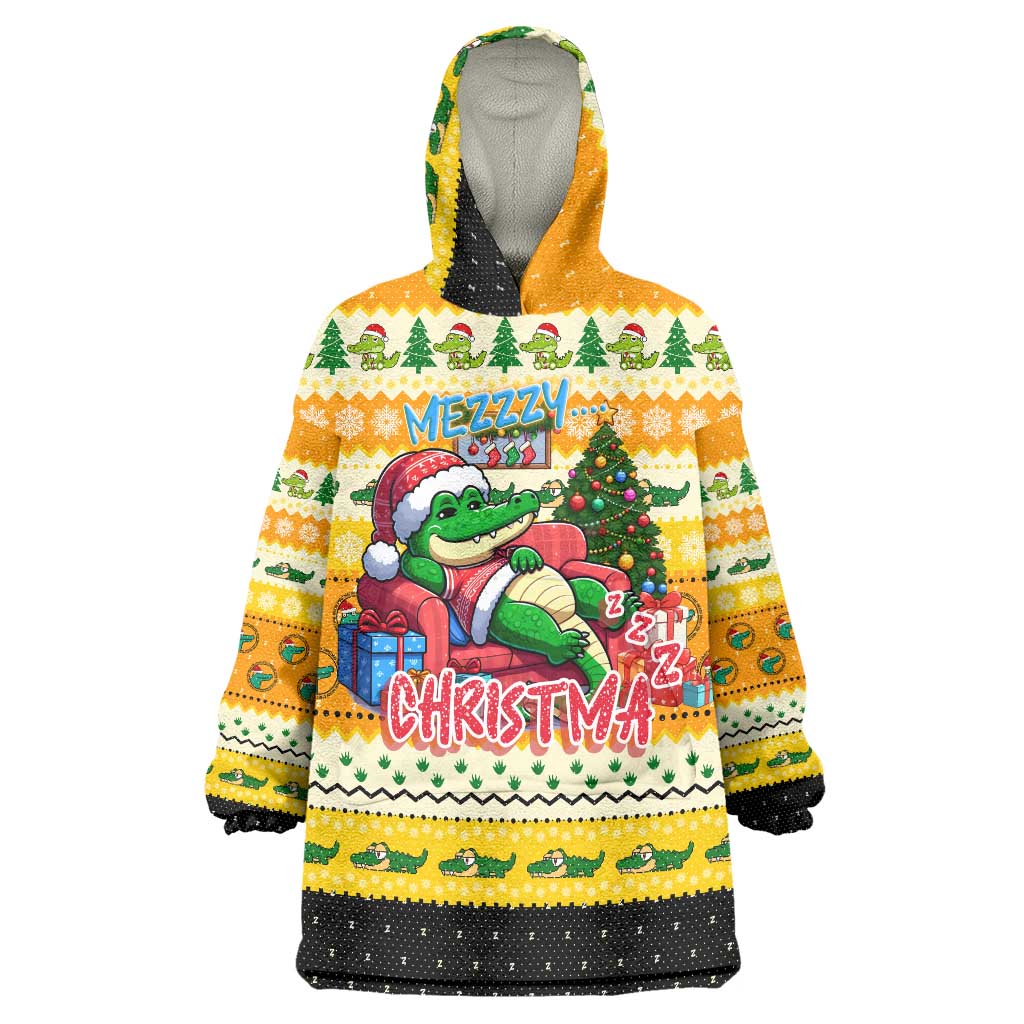 Crocodile Mezzy Christmas Wearable Blanket Hoodie Funny Style - Wonder Print Shop